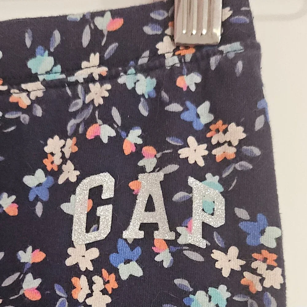 Gap Floral Blue Leggings